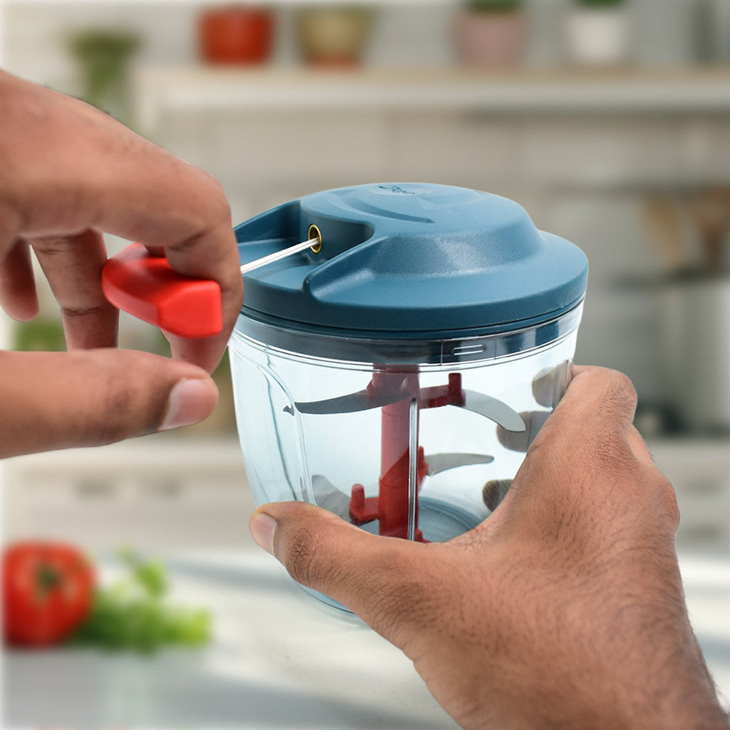 Complete Apex Speed-X 1000ML hand-powered vegetable chopper components