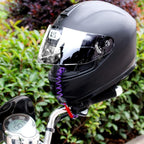 Durable wire lock securing bike and luggage for versatile protection
