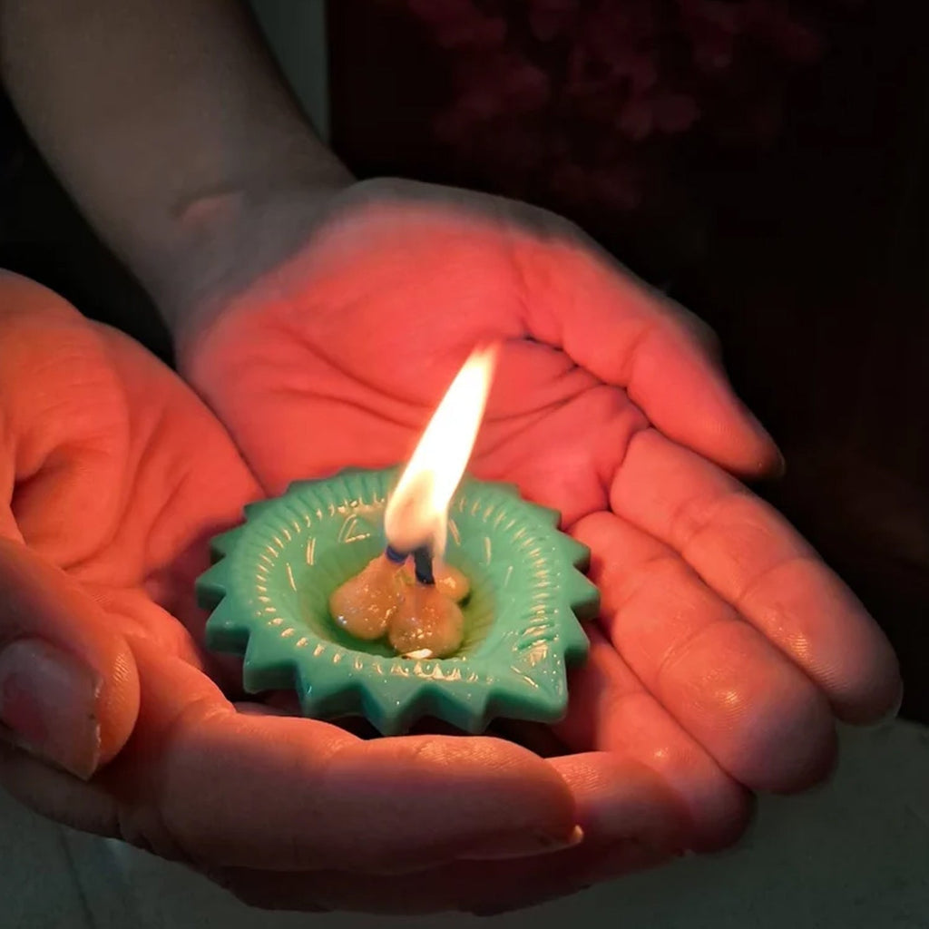 Group of Silicone Diwali Diyas in various colours, perfect for a festive display.