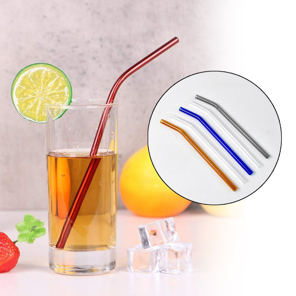 Eco-friendly glass straw perfect for hot and cold drinks