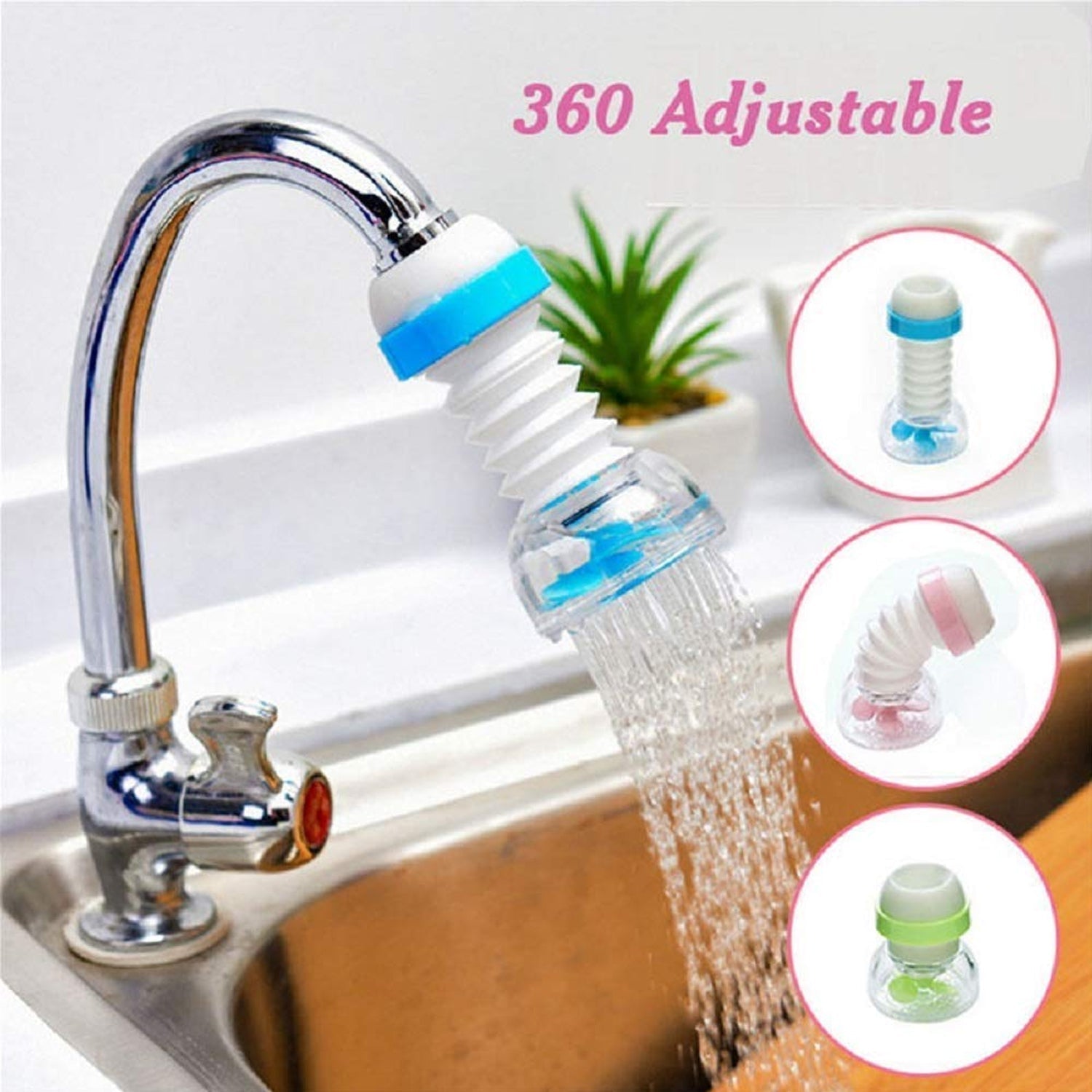 Tap water filter with impurity remover for fresh vegetable and fruit cleaning