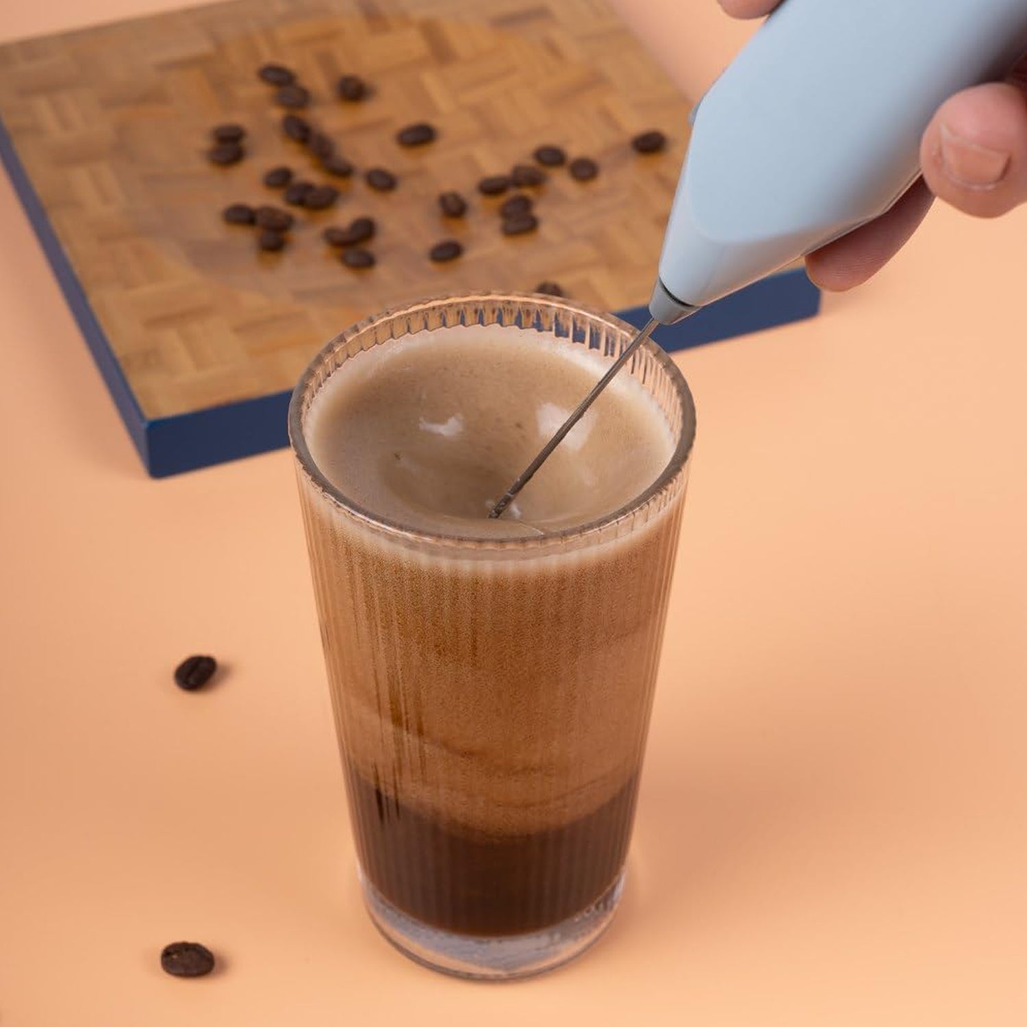 Handheld Milk Frother Blender – Quick & Compact Beverage Mixer