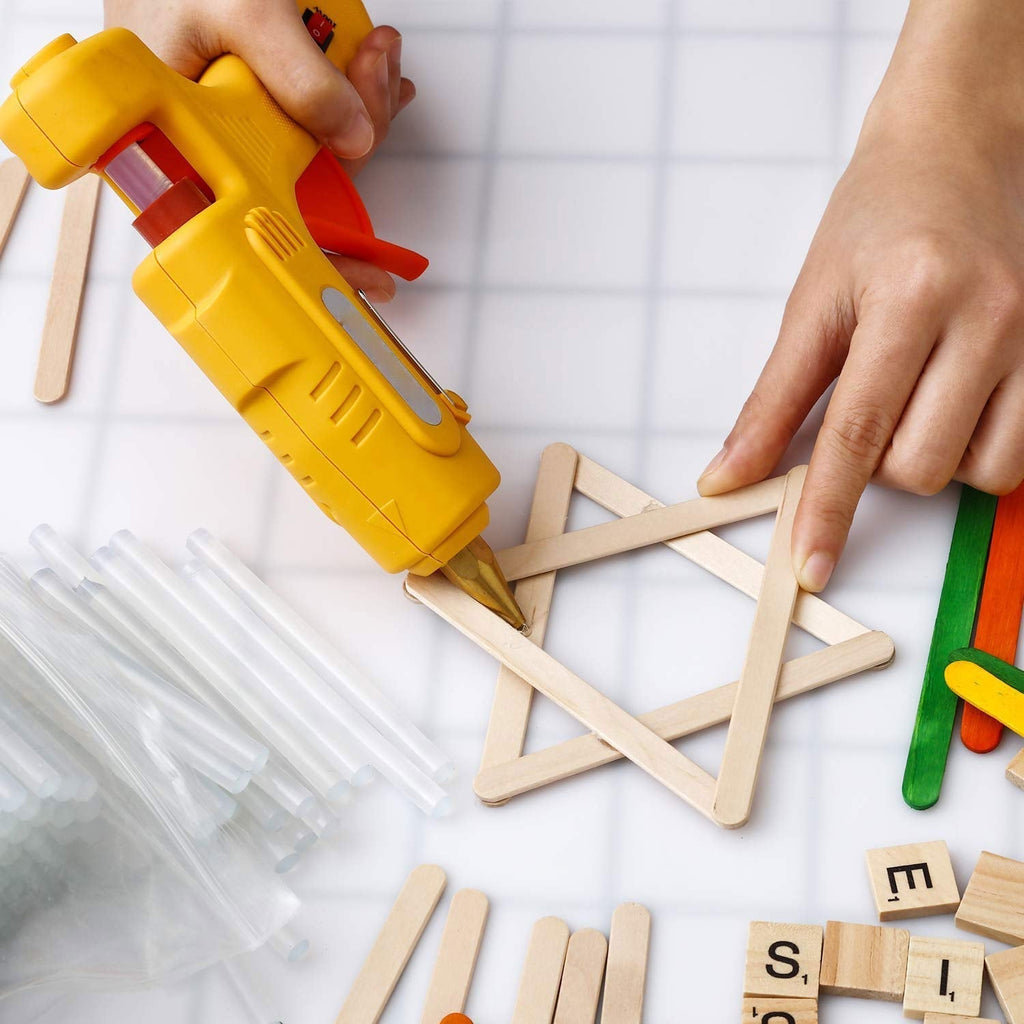 Hot glue sticks designed for arts, crafts, and household repairs