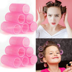 Hair rollers set designed for portable, easy styling on the go