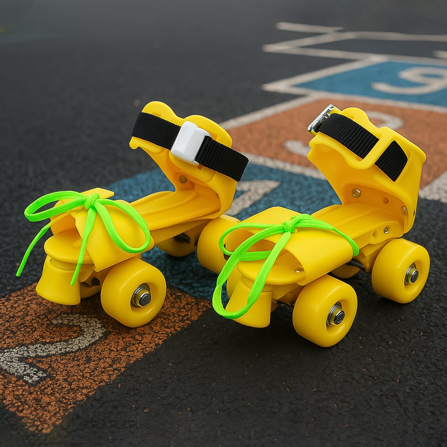 Lightweight easy-fit adjustable skates designed for children learning to skate