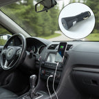 Fast charging USB port of 12V car charger adapter for smartphones