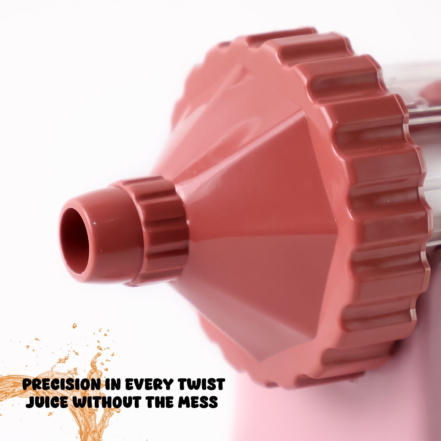 Manual juicer set components including screw extractor and pulp separator