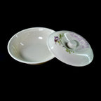 Elegant and functional 32-piece plastic dinner set for serving food.