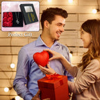 Eternal rose gift box with soft sponge-lined drawer for jewellery