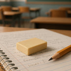 Detailed view of the 4B Soft Eraser's material and finish.