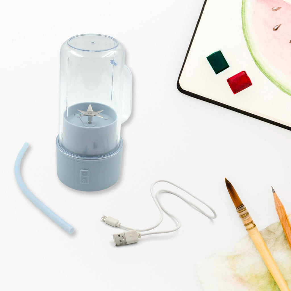 The compact portable juicer, ideal for travel and outdoor use.