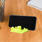 Portable multi-angle plastic mobile phone stand in assorted color