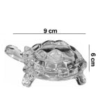 Beautiful crystal glass turtle, a perfect good luck charm for any space.