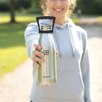 Pexpo Echo travel water bottle with carry handle for outdoor use