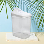 Transparent storage jars by CookAura, a 3-piece set, ideal for kitchen organization.