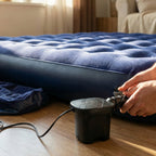 Portable electric air pump inflator with car charging adapter