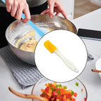 Angled studio photo of Bake & Dwell silicone cooking spatula