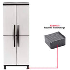 Set of 4 heavy-duty base stands shown supporting various household appliances.