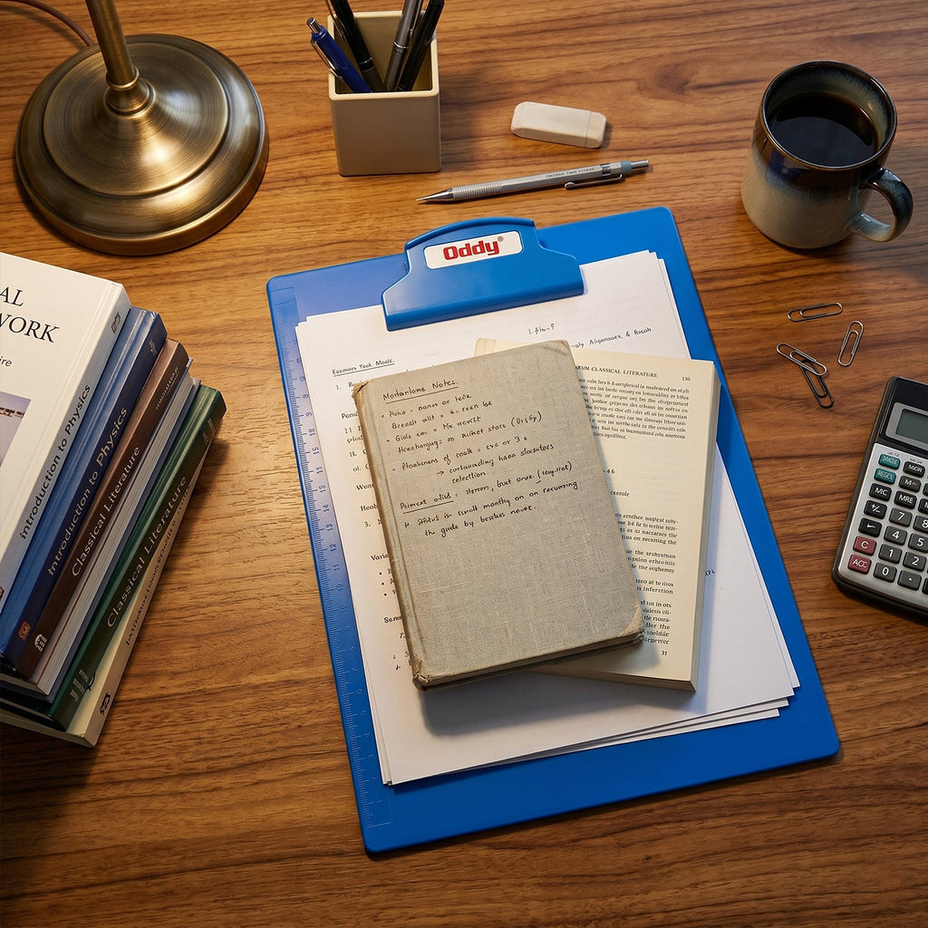 Exam clipboard in A4 size for students and professionals