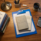 Exam clipboard in A4 size for students and professionals