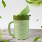 Stainless steel interior of insulated thermos flask for enhanced temperature retention