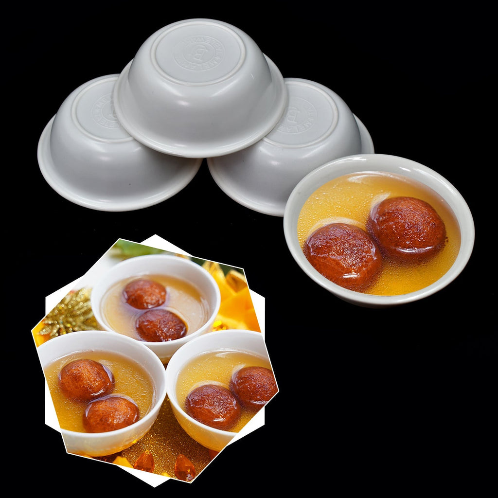 The 5-piece pudding serving set showcasing its elegant design.