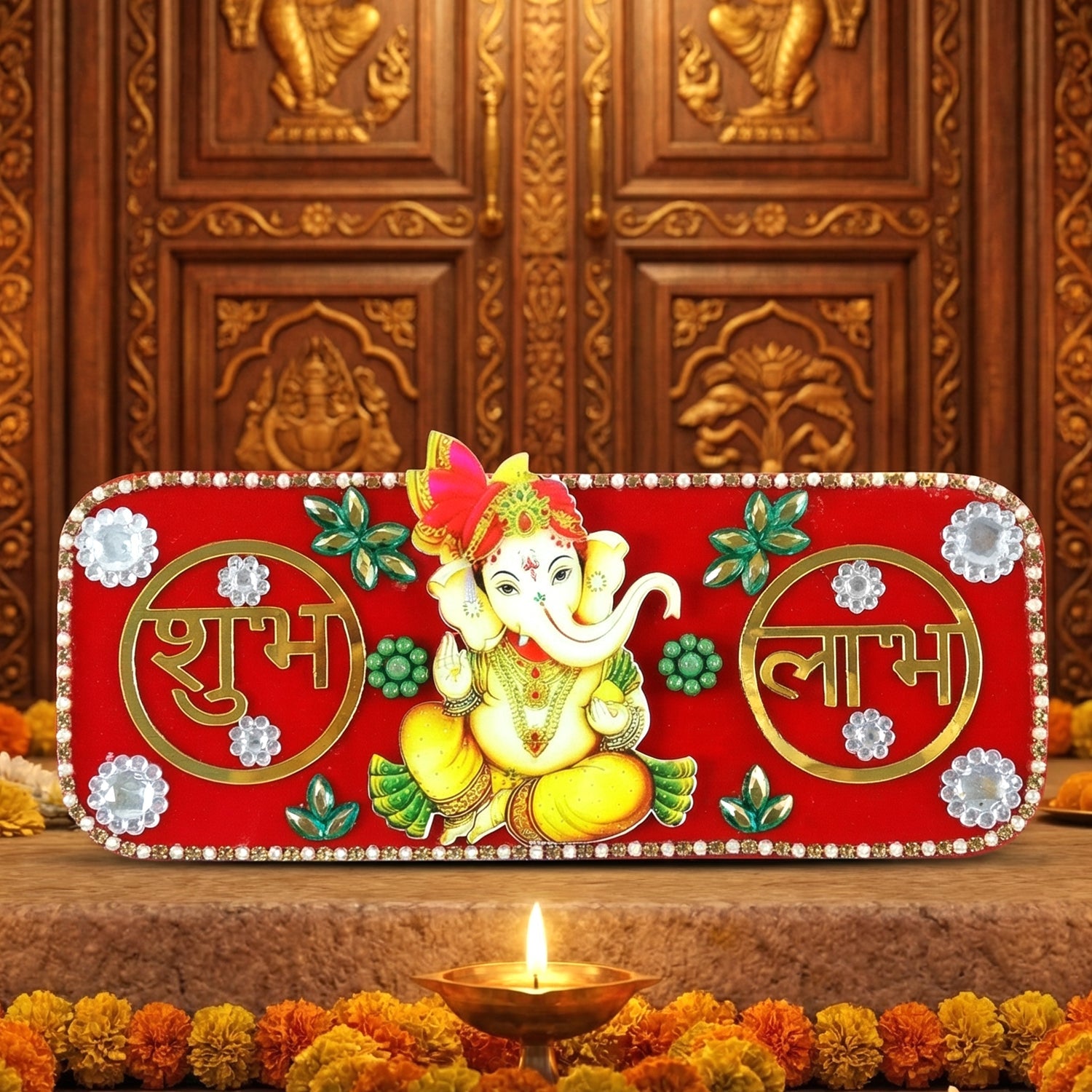Welcome Ganesha door ornament for festive occasions