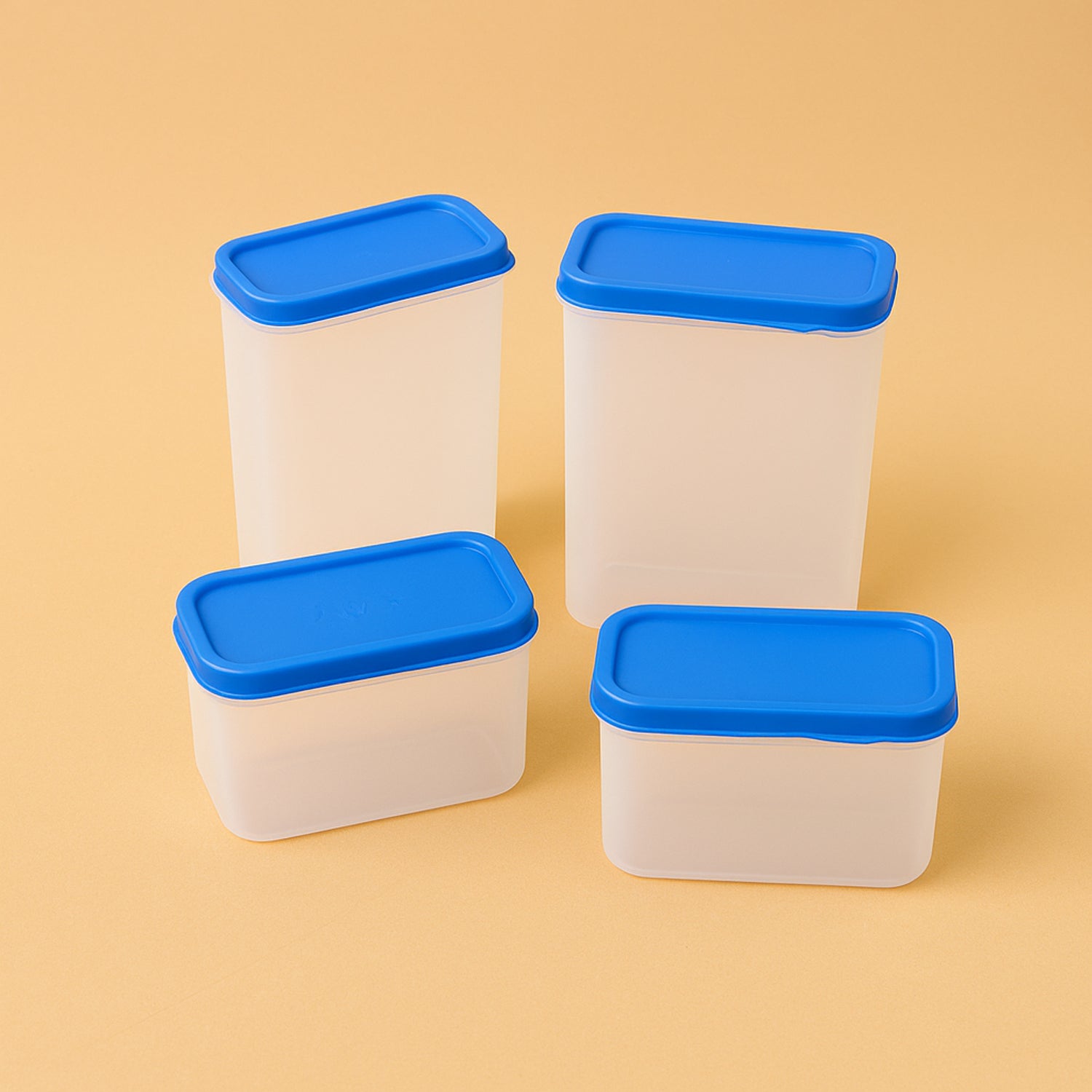 Apex Glory plastic container set with airtight lids for food storage