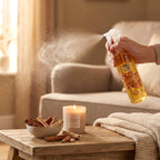 Sandal mist air freshener spray refreshing indoor air with sandal fragrance