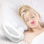 Comfortable anti-snoring nose clip showcasing its soft, flexible material.