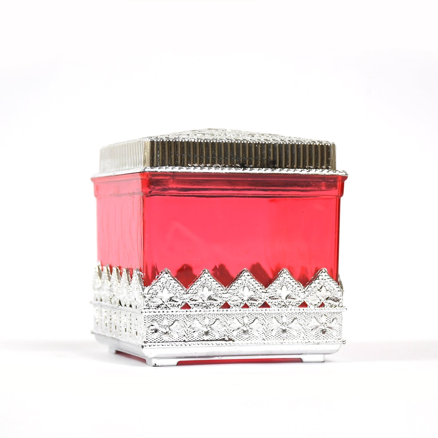 Ruby dry fruit storage container neatly organized in a modern kitchen pantry.