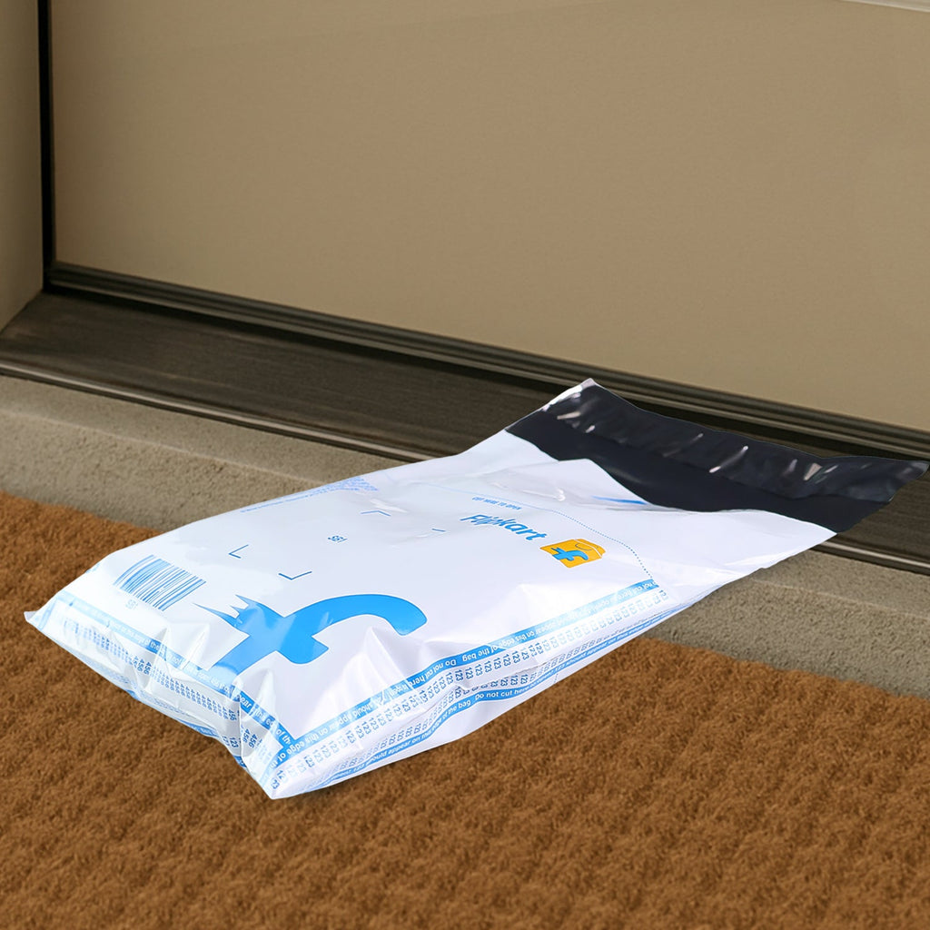 Flipkart big size courier bags showing durable LDPE material