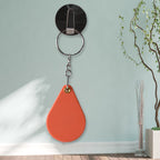 Zoomed view to show magnification clarity on folding magnifier keychain