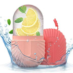Reusable honeycomb ice cube tray to complement facial ice roller use