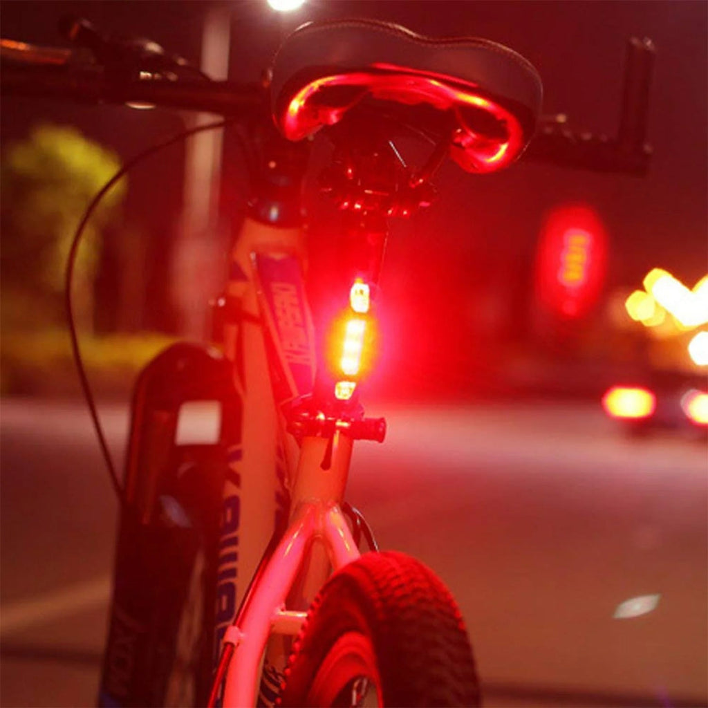 Compact and lightweight design of bicycle LED tail light for easy installation