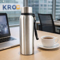 Durable stainless steel water bottle with sweat-proof design 750 ML
