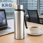 Durable stainless steel water bottle with sweat-proof design 750 ML