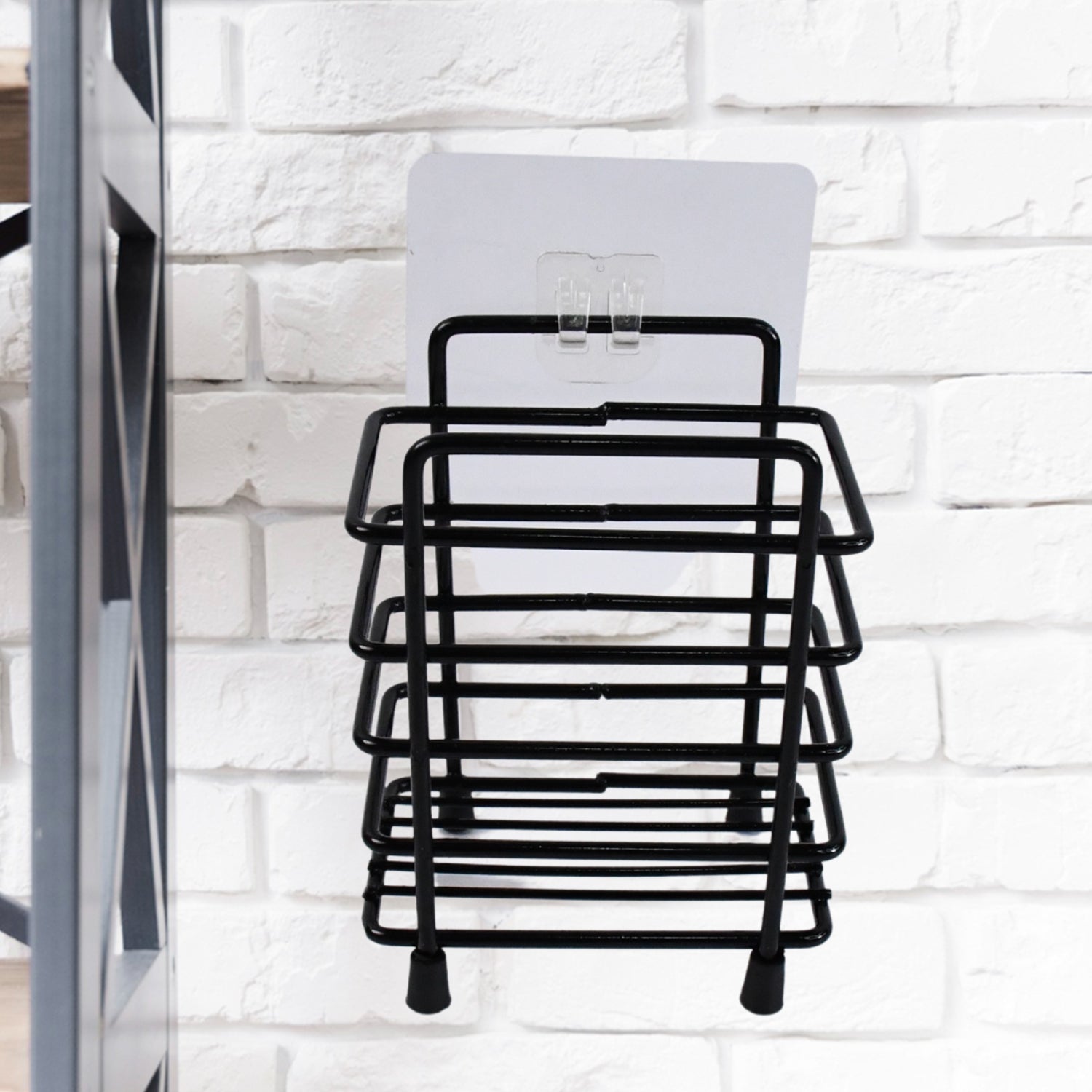 Five-piece metal shower basket combo for organizing shower items effectively