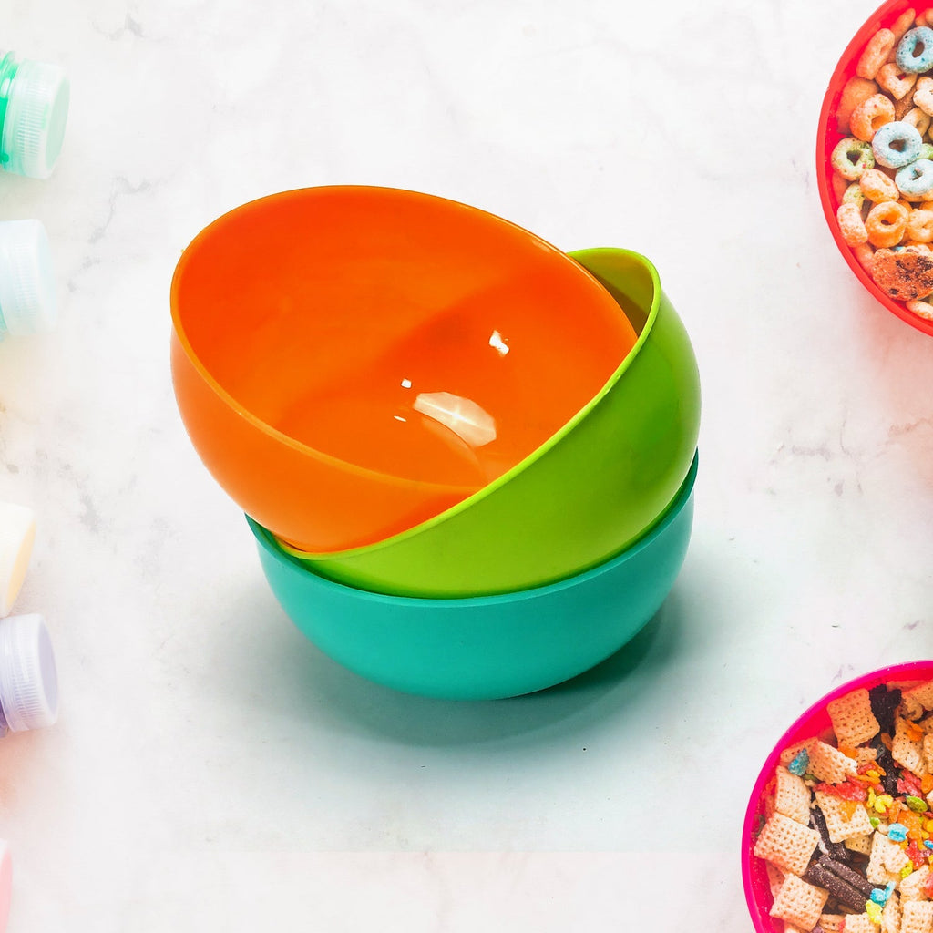 Set of 6 kitchen soup bowls perfect for cereal, salad, and noodles