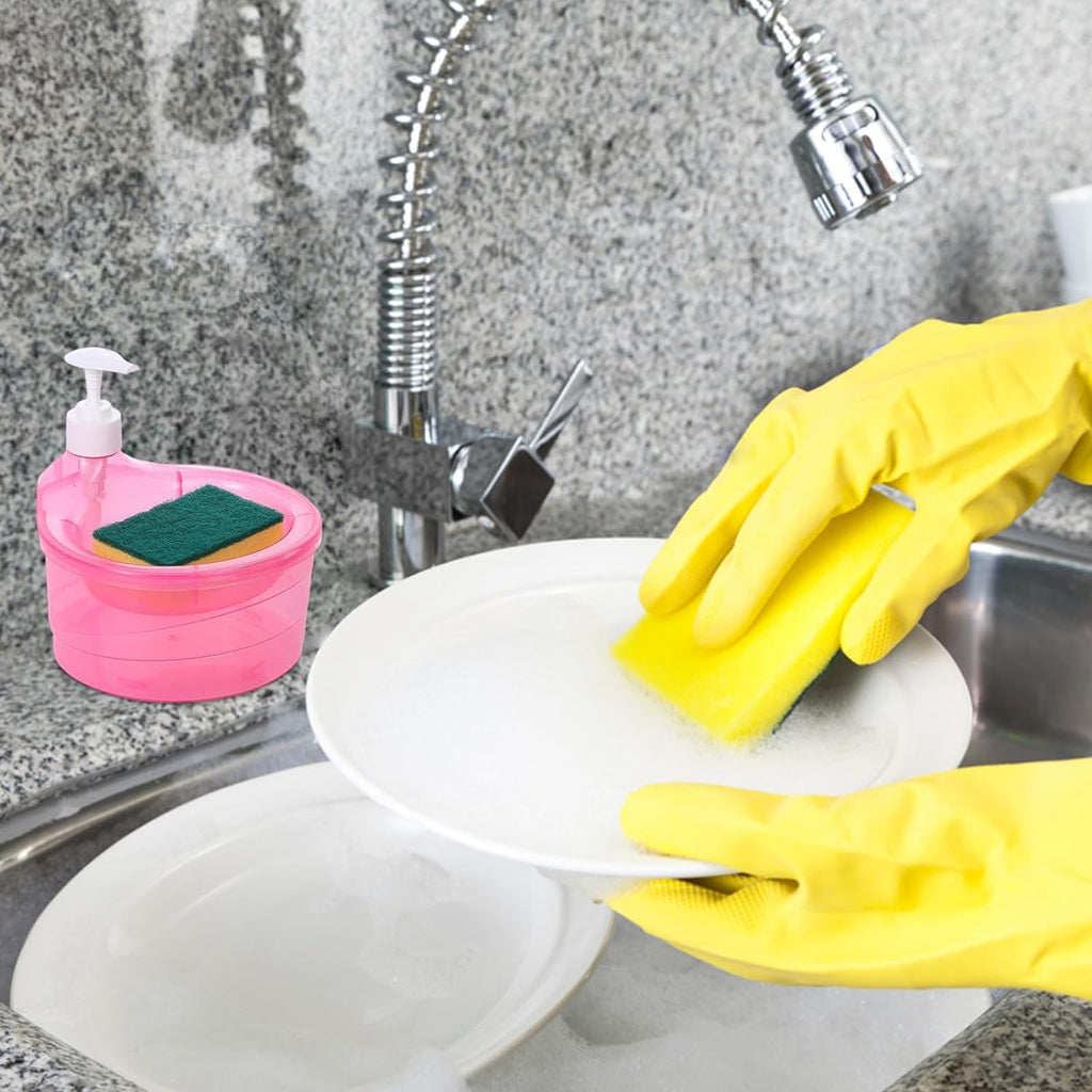 Easy-to-refill soap dispenser with a simple twist-off top for convenience.