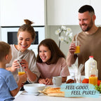 Clear glass straws ideal for cocktails, smoothies and refreshing drinks