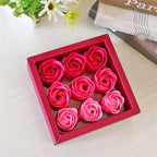 Flora Scent Roses soap set showcasing delicate rose-shaped bath bars