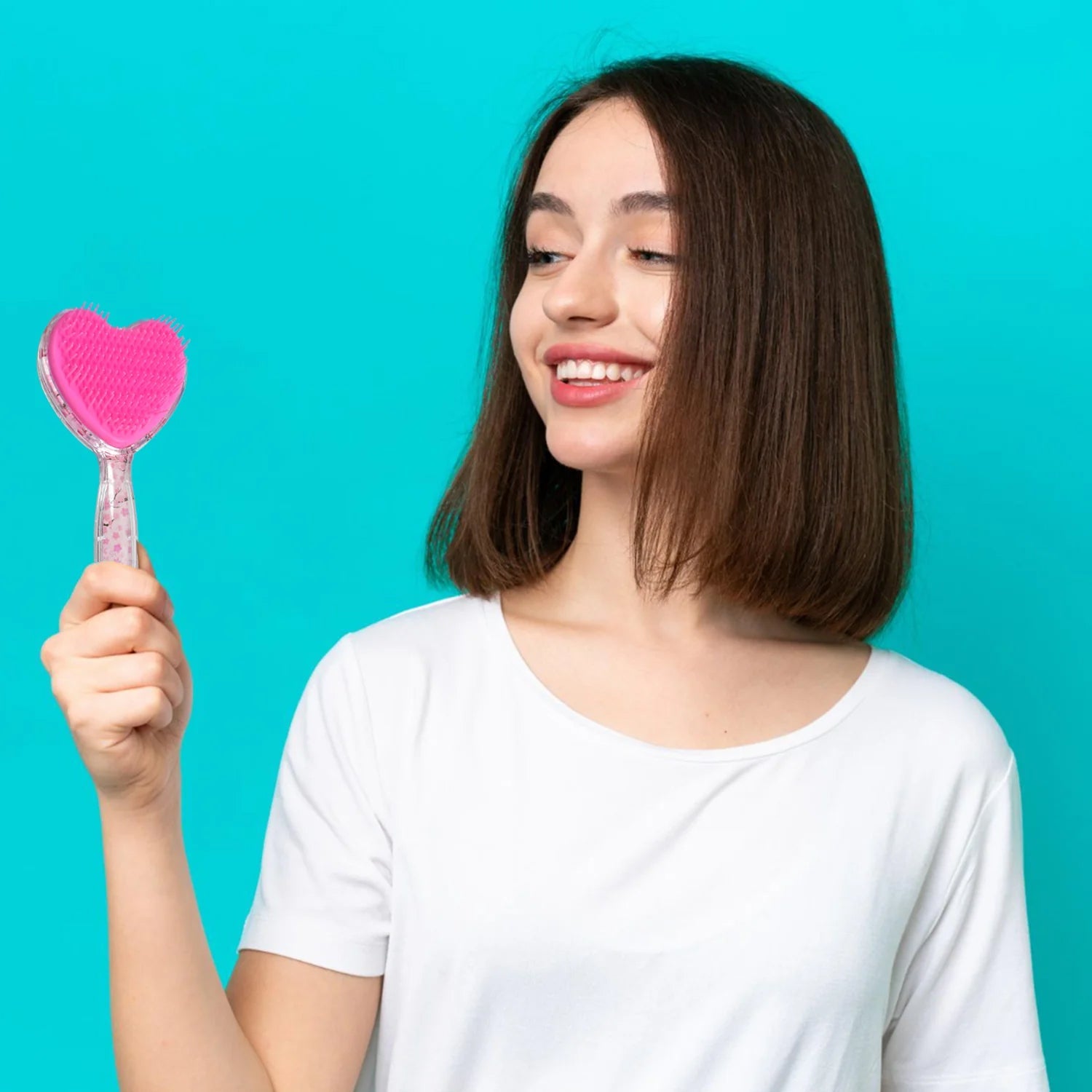 Hair styling tools organized for daily grooming and makeup table