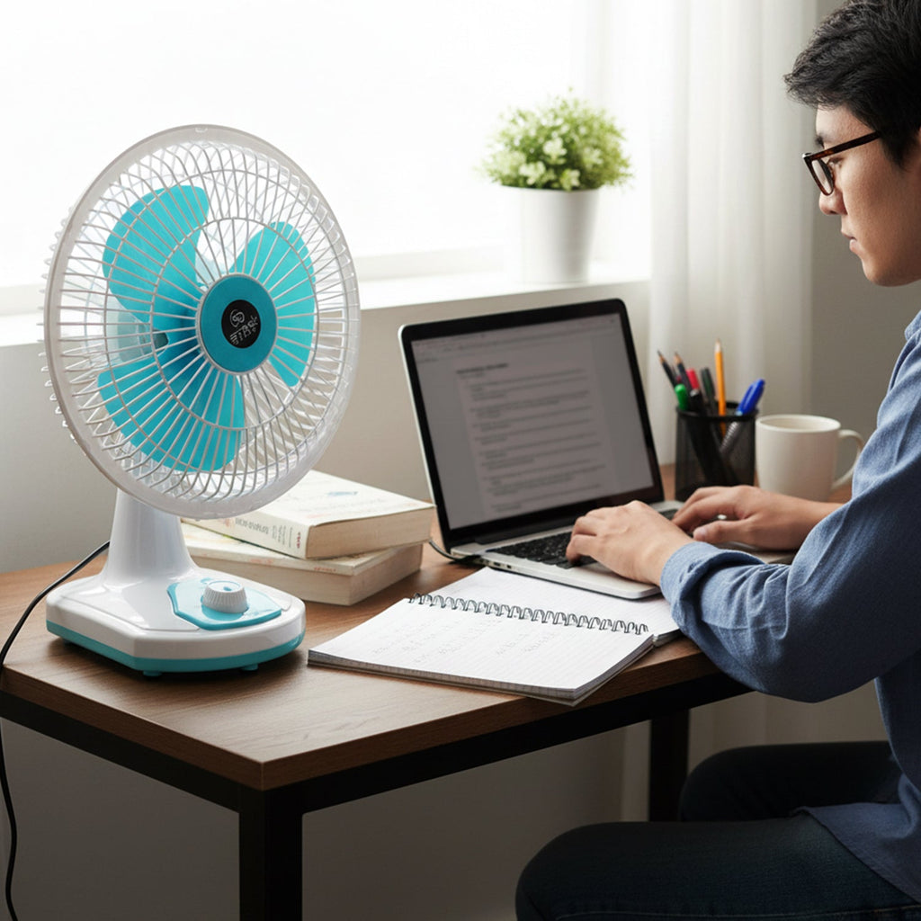 High-speed airflow fan with durable build for small spaces