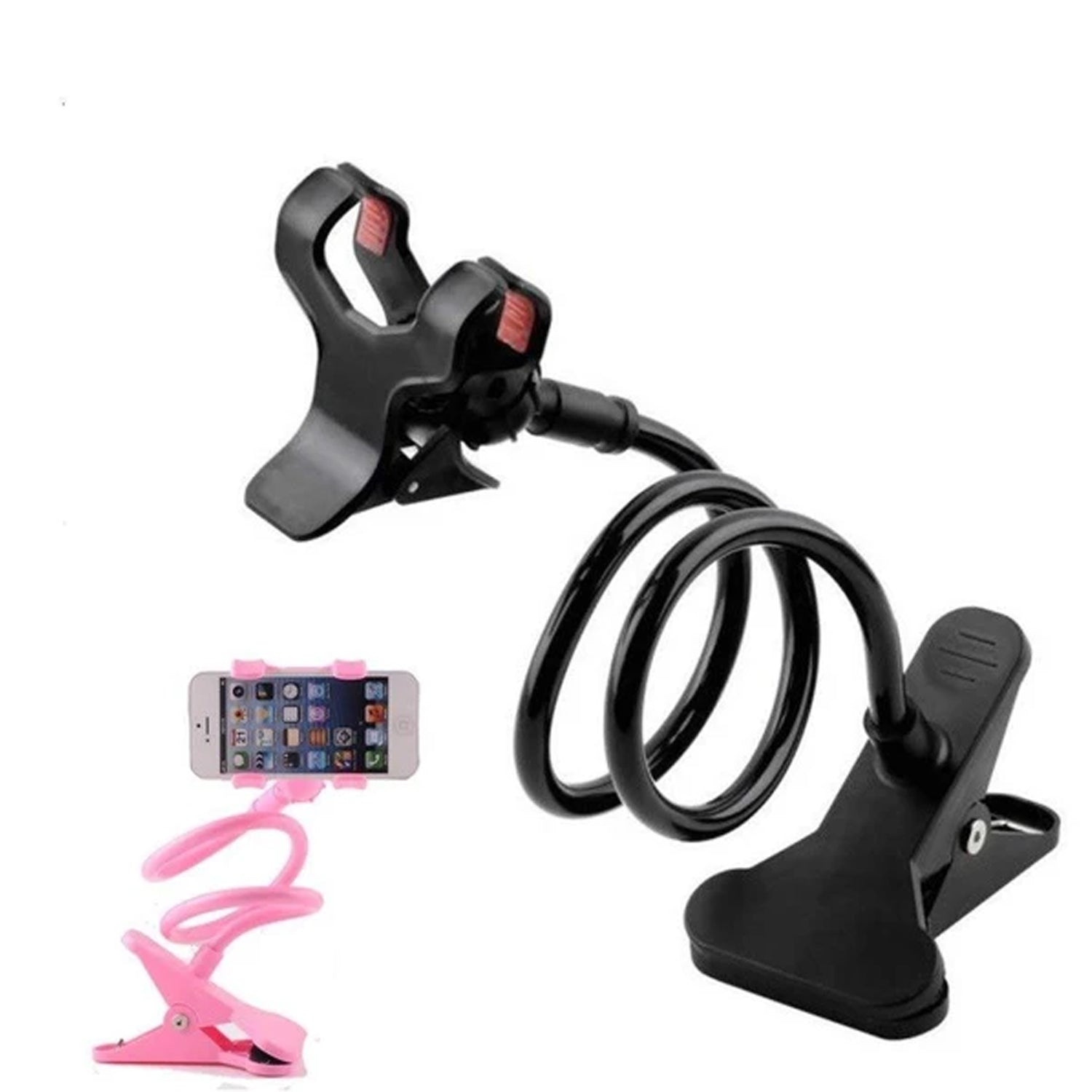 Compact mobile stand, perfect for bedside or kitchen counter use.