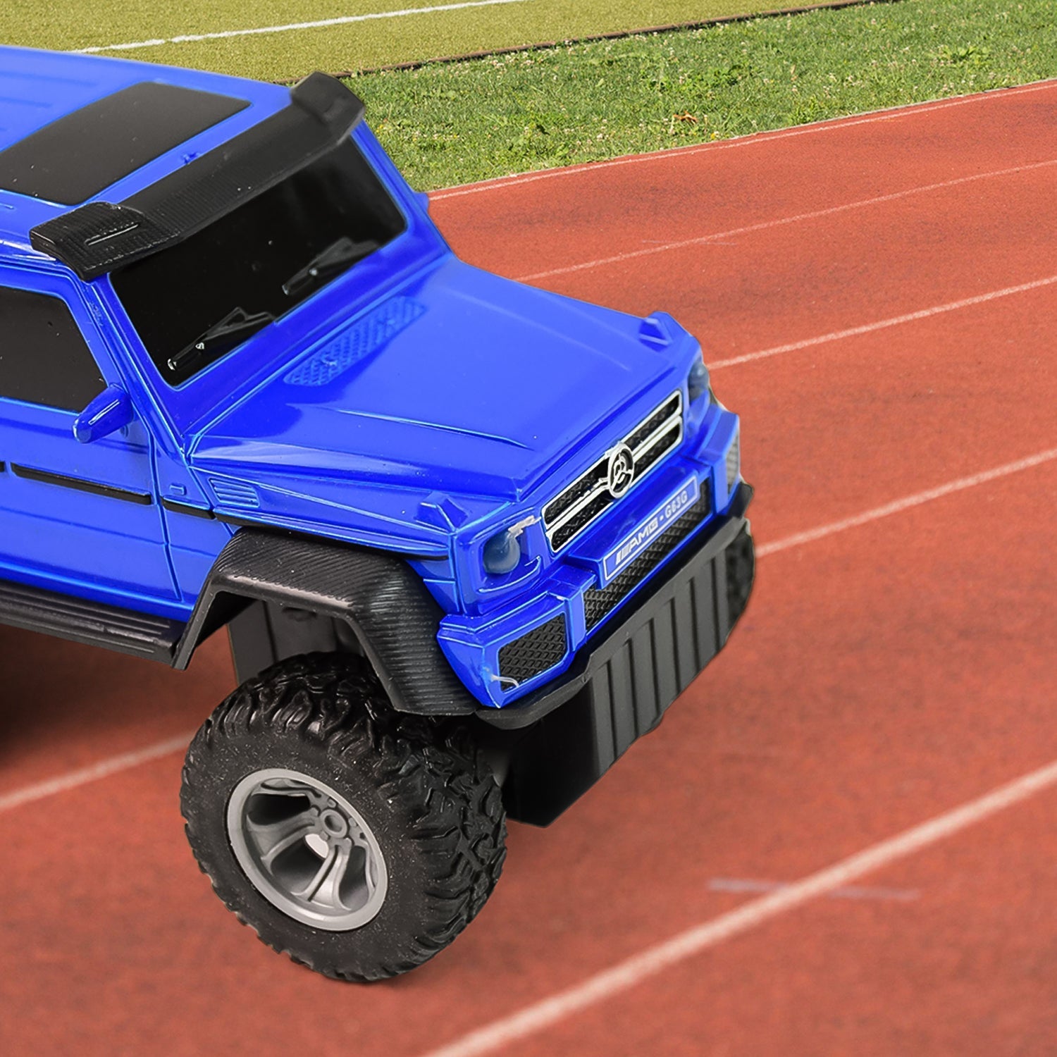 Blue 6-wheel drive RC off-road vehicle for outdoor fun and adventure
