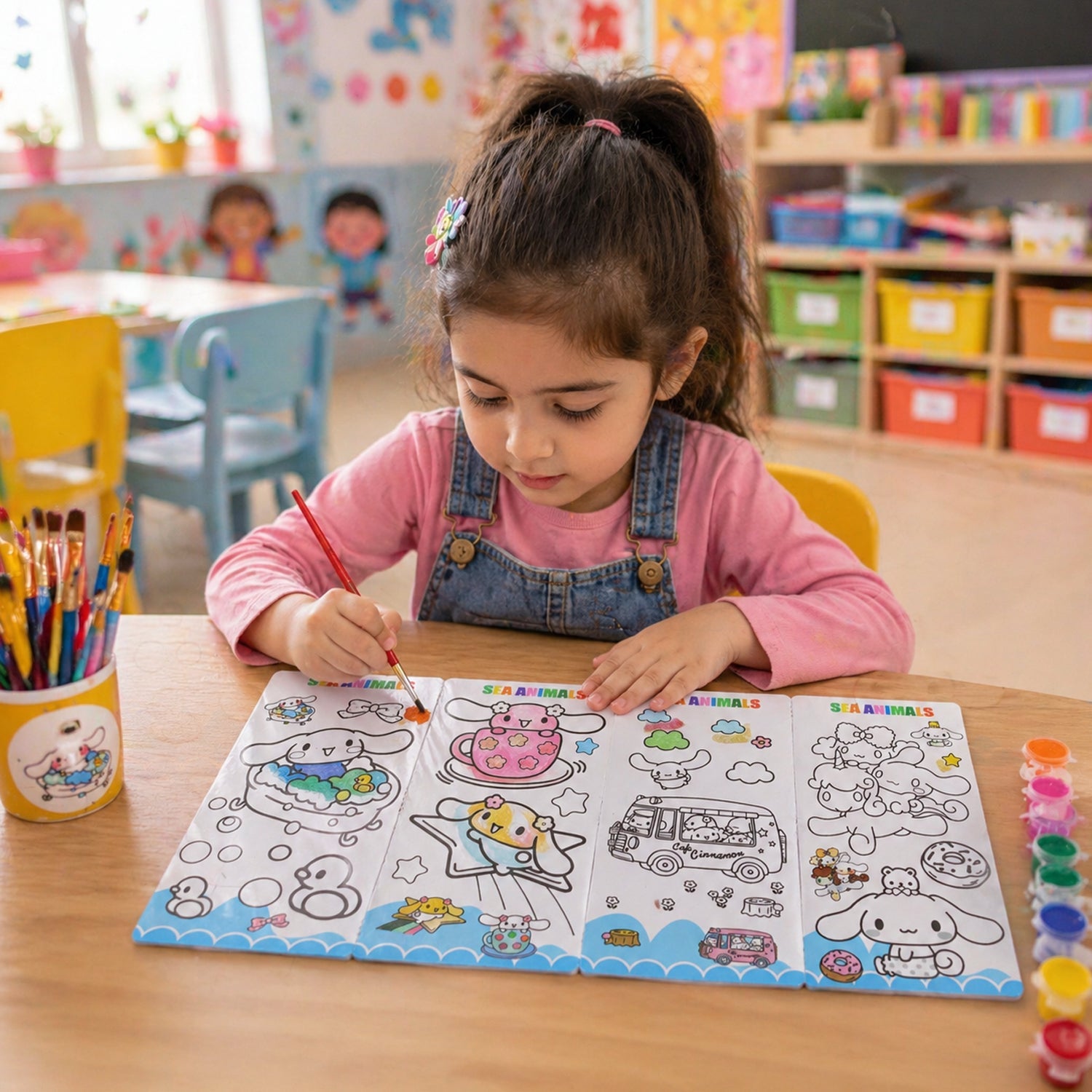 Kids DIY colouring set for fun and educational art activities