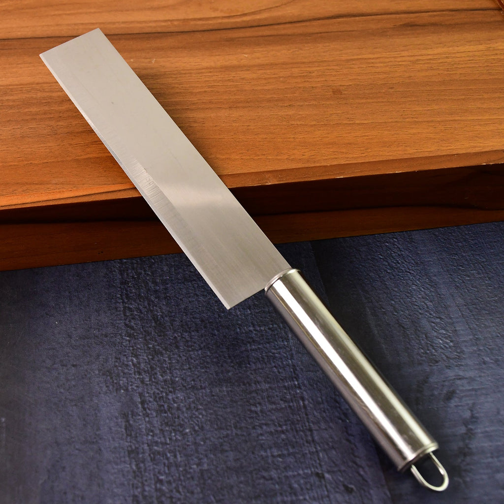Detailed specs of professional-grade stainless steel vegetable cleaver knife