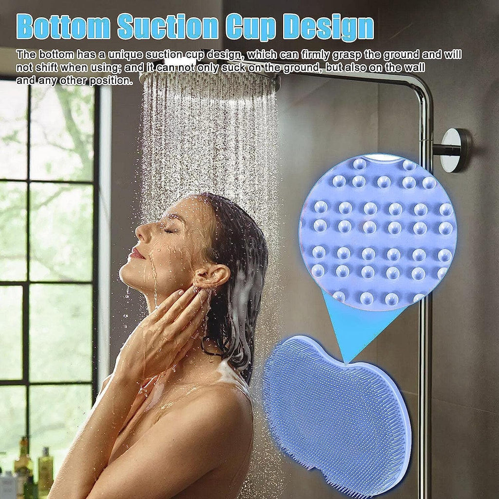 Bath accessory silicone massage cushion with thousands of soft bristles