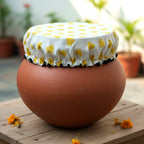 Traditional decorative matka cloth cover for kitchen